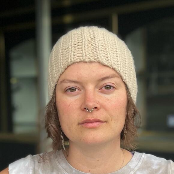 Warm.Me Cream Knit Cashmere Slouch Beanie Hat main image 4